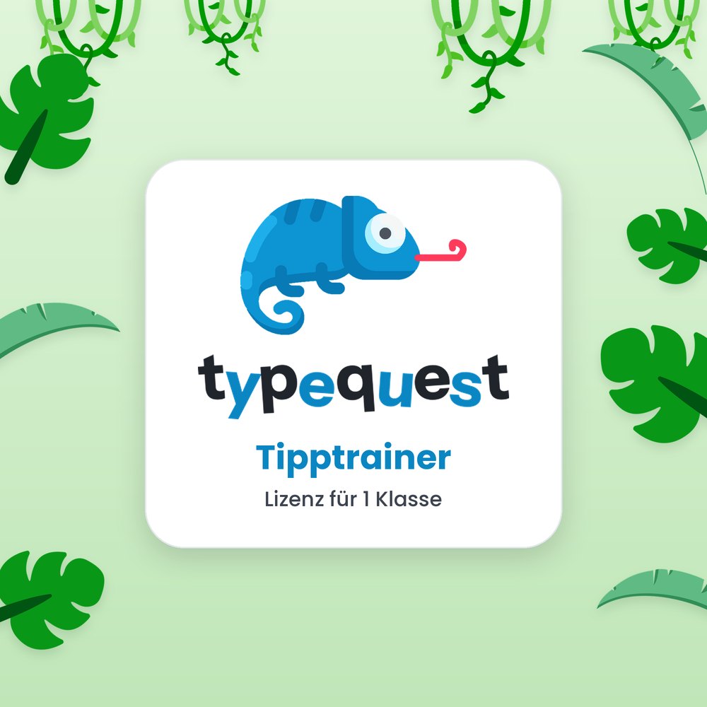 typequest Tipptrainer – Lizenz für 1 Klasse